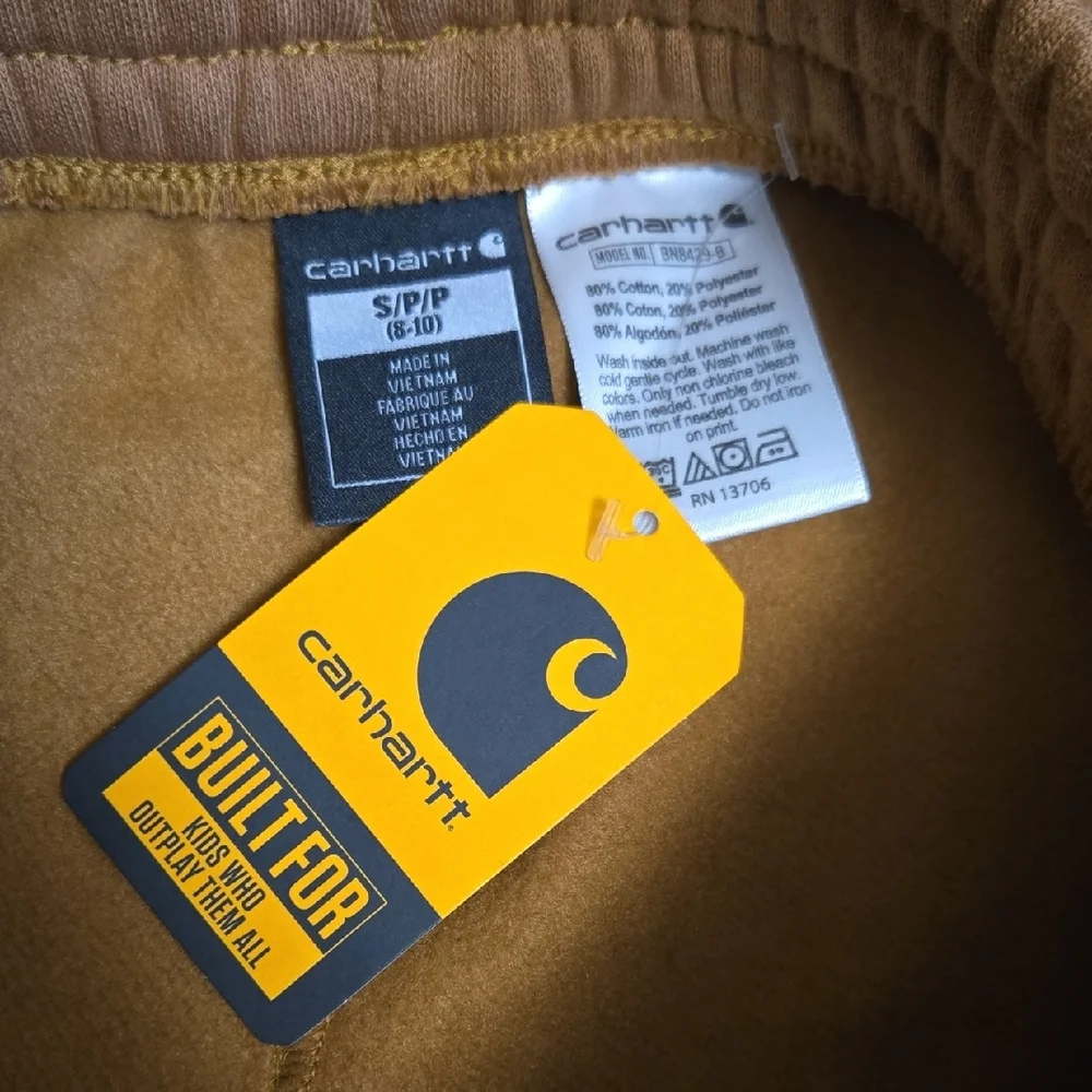 Carhartt Kids Brown Joggers - Picture 2 of 4